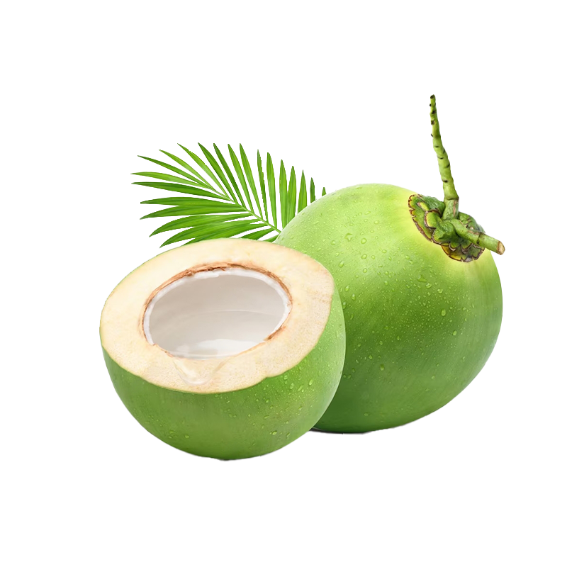 Cut coconut