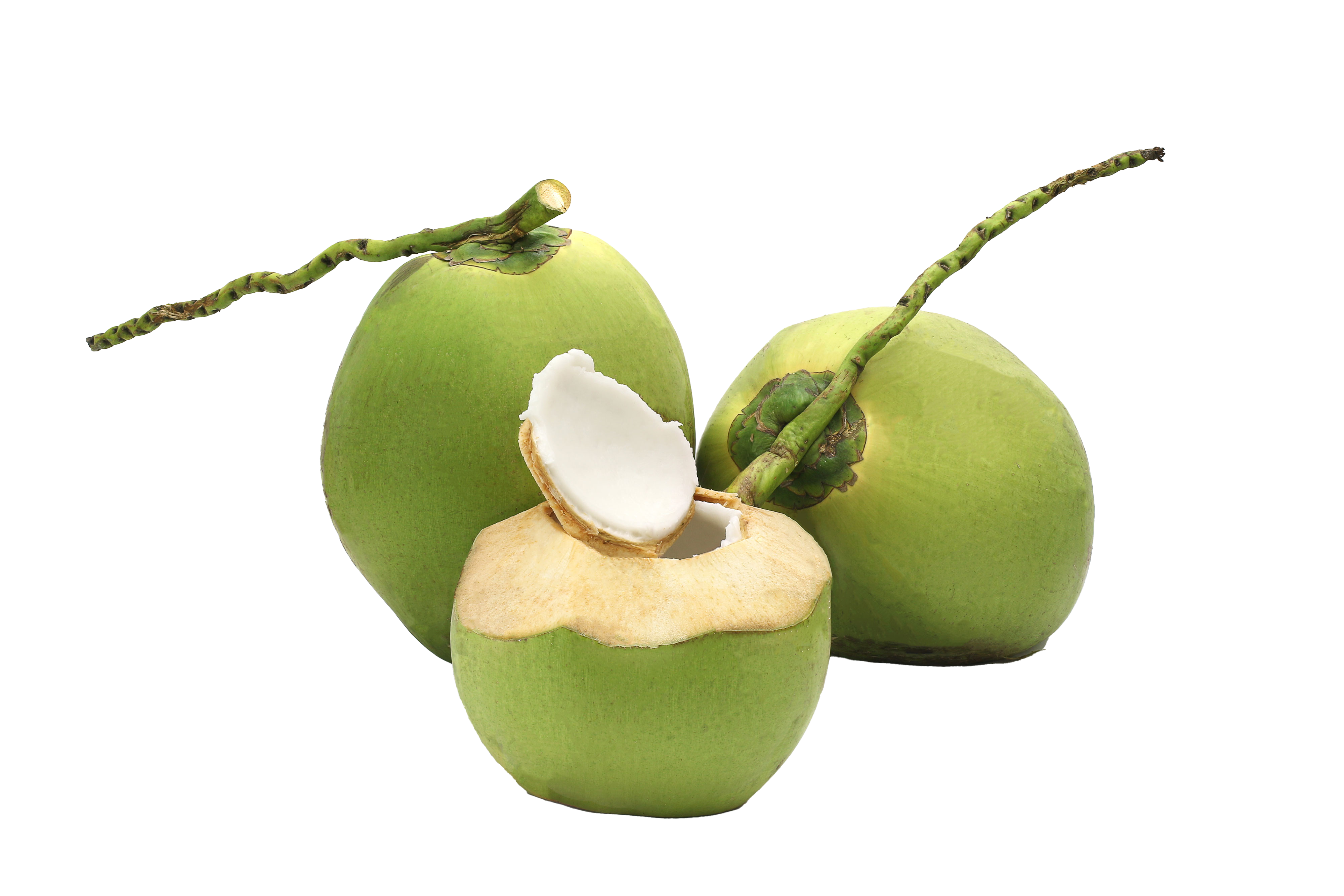 Green coconuts
